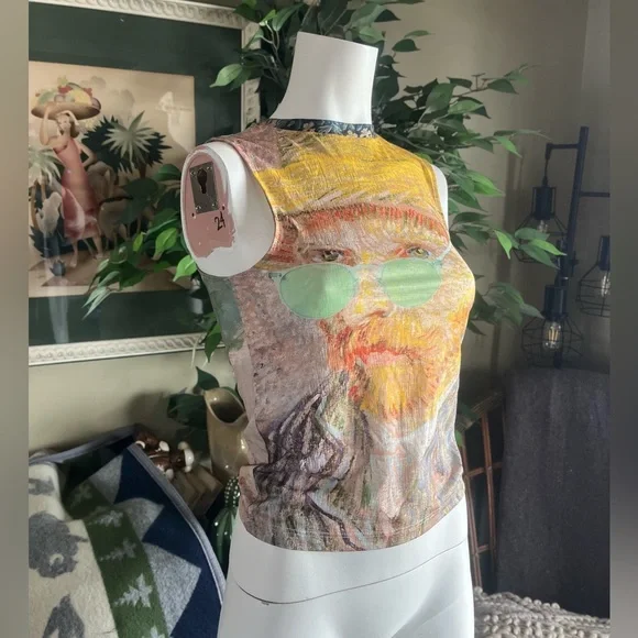 Desigual Van Gogh Detail Top - Picture 1 of 4